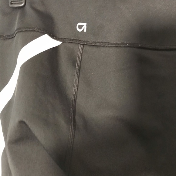 GapFit Black And White Sports Leggings Sz S - Picture 4 of 5